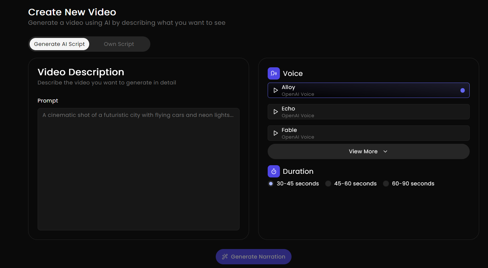 Create Video
